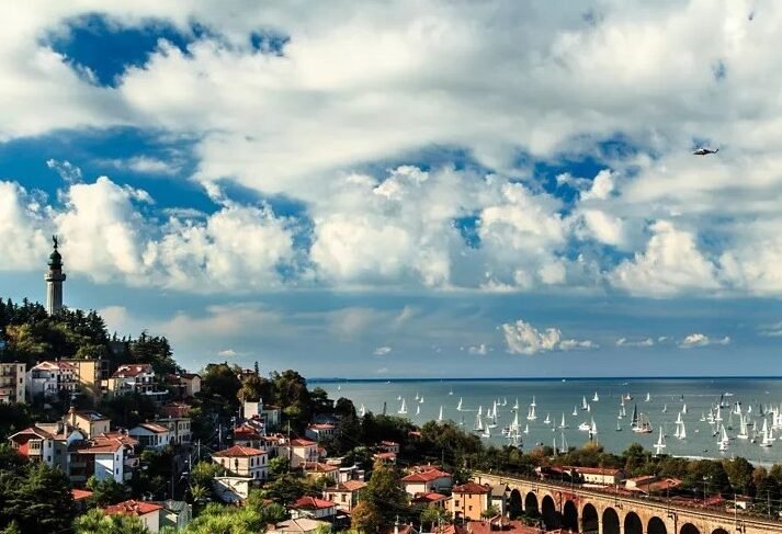 Trieste Travel Guide - view from la Barcolana